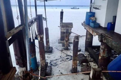 9 miyembro sa naguba nga Tubataha Ranger Station, naluwas sa AFP Western Command