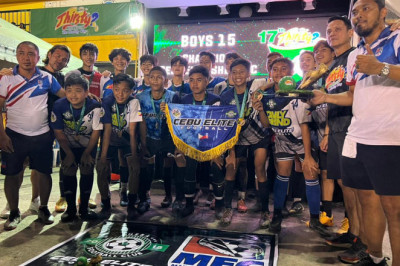 Davaoeno help Makati FC win 15 and under category in Thirsty Cup Cebu