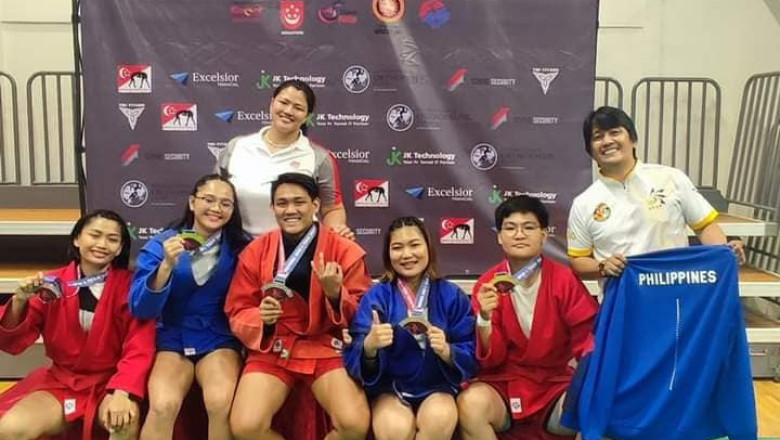 Pilipinas Sambo wins big in Singapore tourney