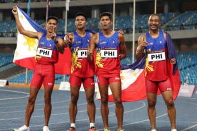 A 10-year medal drought   ended by PH men's 4x400m relay