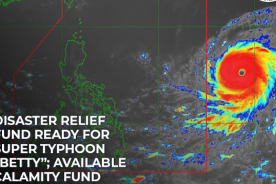 Disaster relief fund ready for Super Typhoon “Betty”; available calamity fund stands at P18.3-B