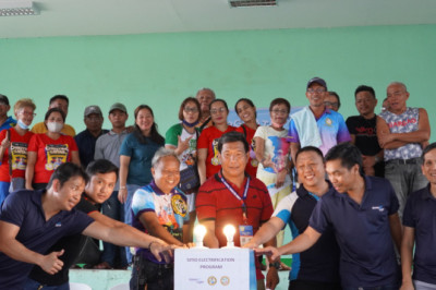 DLPC  lights four sitios in Carmen