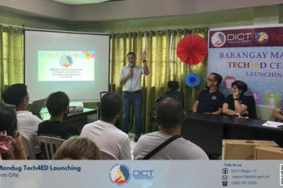 DICT-11 launches first barangay-based Tech4ED center in Mandug