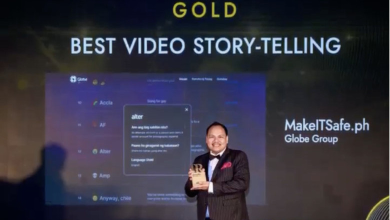 Globe Group's #MakeITSafePH campaign against cyberbullying wins Gold at PR Awards Asia 2023