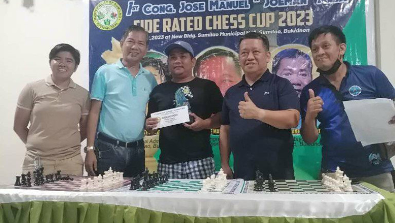 Panabo City chesser in dire need of money for sick son declared champion in Bukidnon