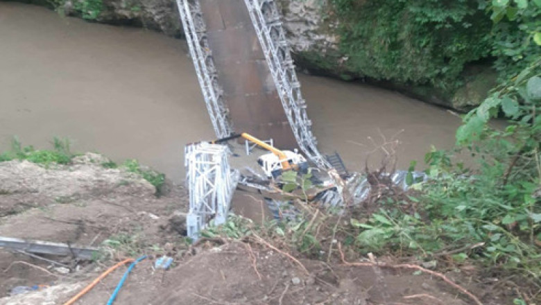 Marilog bridge slumps; 5 dead, 2  injured