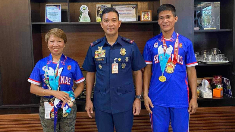 PRO 11 honors Davsur cop for winning gold in World Police and Fire Games 2023