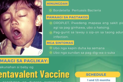 DOH promotes Pertussis vaccination