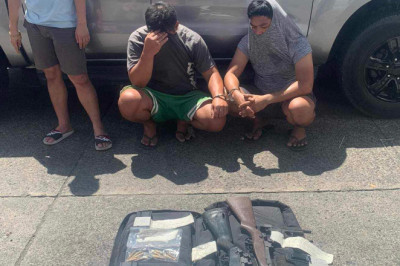 Ex-Army, driver nabbed with several guns, bullets