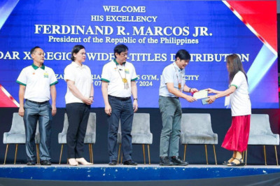 2,672 Davao Region farmers get land titles