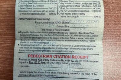 Konsehal dakpan tungod sa traffic violation