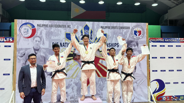 Davao's Tancontian family  gets  3rd gold medal in  national judo open weight category