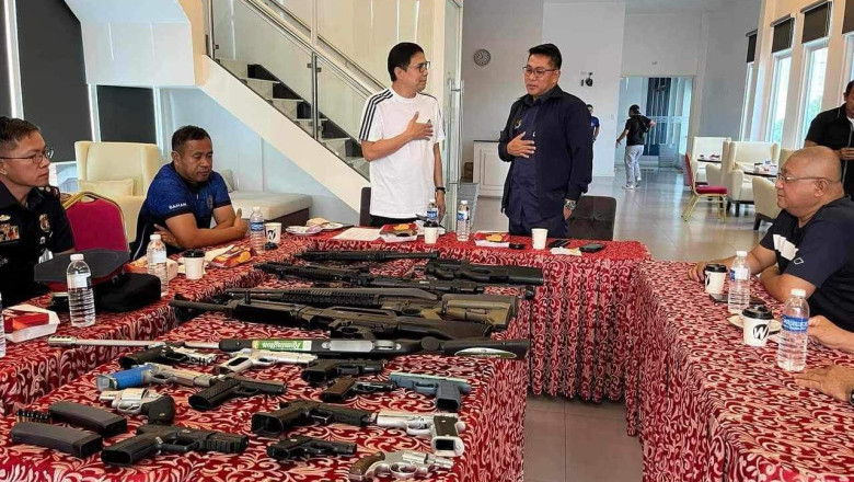 Quiboloy's camp surrender more  guns
