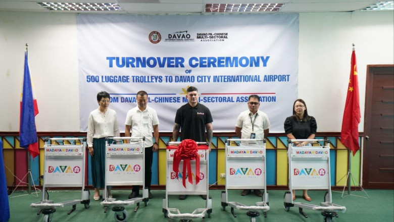 Davao International Airport gets new  trolleys