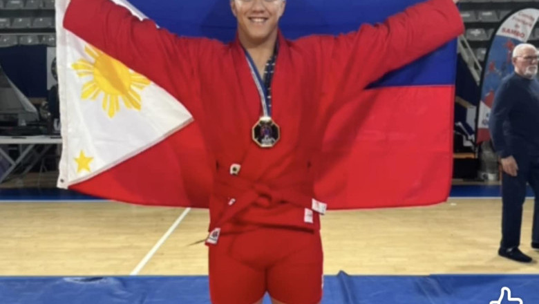 Davaoeono wins gold  in 2024 Grand Prix de Sambo de Paris