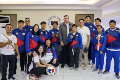PSC celebrates Pilipinas Sambo's triumph at 2024 Bandung SAMBO Open