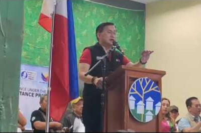 382 pamilya nga nasunugan nakadawat ug tabang gikan kang Sen. Go, NHA 11