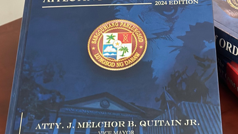 VM Quitain releases book compilation of basic law, principles affecting a barangay