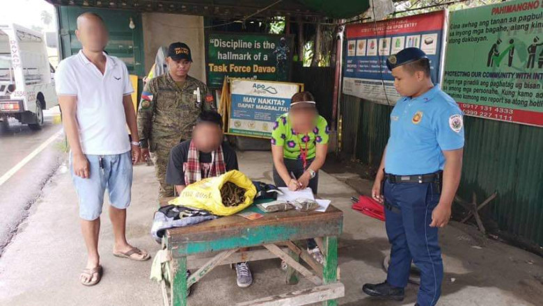 P90K marijuana seized at Lasang checkpoint point