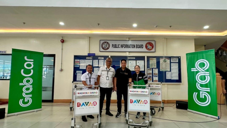 Grab Philippines donates pushcarts  to Davao LGU, International Airport