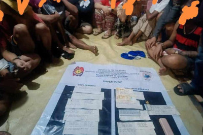 10 katao sa Brgy. 23-C dakpan sa buy-bust operation