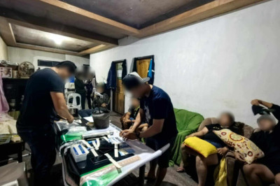 4 arestado human nabungkag ang drug den sa Nabunturan