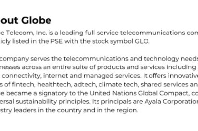 Globe reiterates the need for a validated database for stricter implementation of the SIM Card Registration Act
