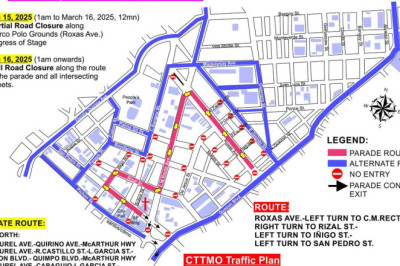 Temporary road closures for Araw ng Dabaw activities