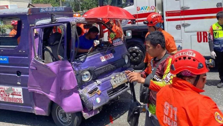 2 PUJ nabangga, 24 angol