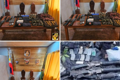 EastMinCom’s  4th ID recovers firearms, personal belongings following an encounter in Surigao del Sur