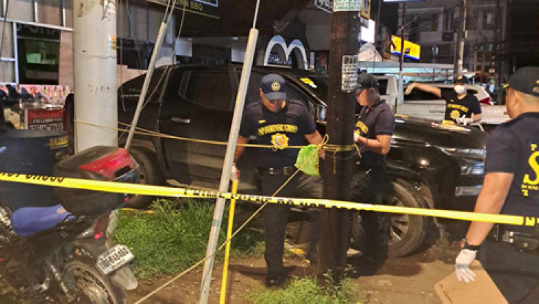 BABAYENG NEGOSYANTE, GIPUSIL-PATAY SA GIINGONG KA-RELASYONG PULIS; SUSPEK NISURENDER