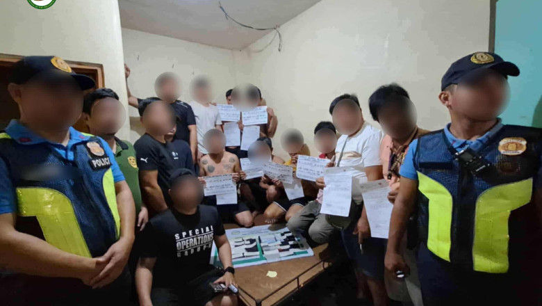 6 men nabbed inside drug den in Digos City