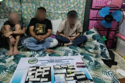 BRGY. OFFICIAL IN STA. CRUZ, DAVSUR, 2 OTHERS ARRESTED IN DRUG DEN BUST IN DAVAO CITY