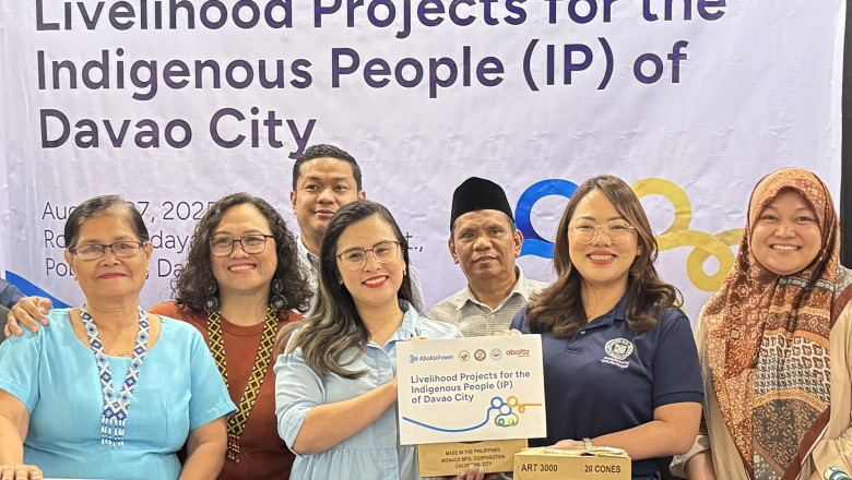 Therma South turn over P1-M worth of livelihood kits for IP communities, farmers