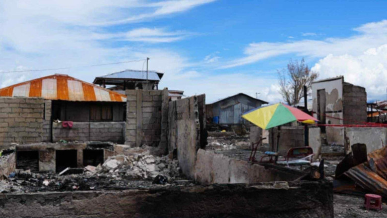 Bong Go helps families affected by blaze in Mati City