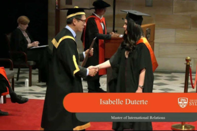 Isabelle Duterte Earns Master’s Degree in Australia