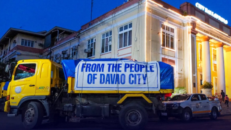 Davao City sends aid to quake-hit Davao Oriental, Cebu