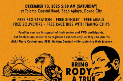 Seniors and PWD Fun Run Set on December 13