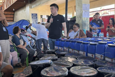 Sen. Bong Go aids fire-affected families in Surigao City; underscores call to help communities rebuild and recover