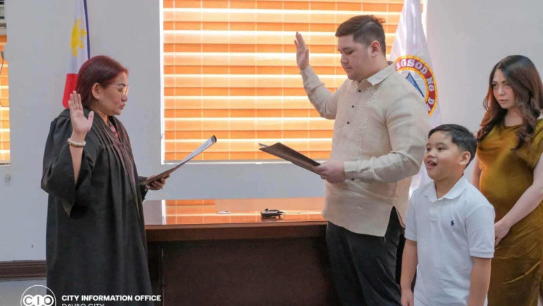 Rigo Duterte resumes post as vice mayor as Baste Duterte assumes as Davao City mayor