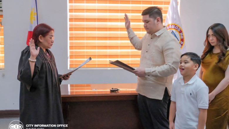 Rigo Duterte resumes post as vice mayor as Sebastian Duterte assumes as Davao City mayor
