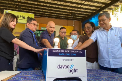 Davao Light  powers up Davao del Norte  Hospital