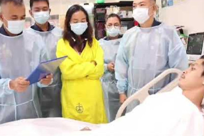 Wounded Davao Region cop receives Medalya ng Sugatang Magiting, financial assistance