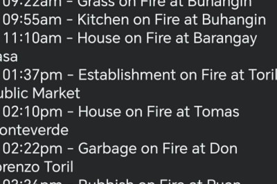 11 kasong sunog naitala sa loob lamang ng isang araw sa Davao City