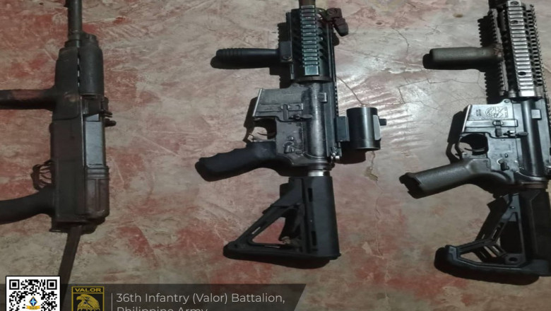 Army recovers several guns, war materiel in Surigao del Sur