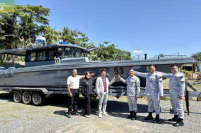 NFEM receives donated a speedboat, bolstering maritime. Security operations