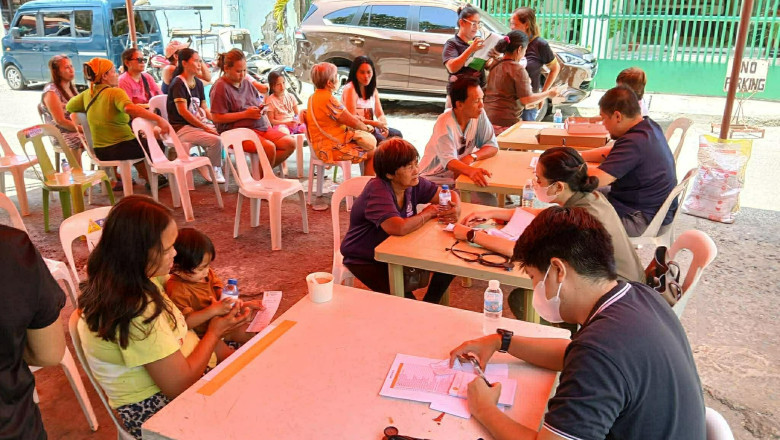 171 Davao City residents receive free medical, eye checkups in Barangay 1-A