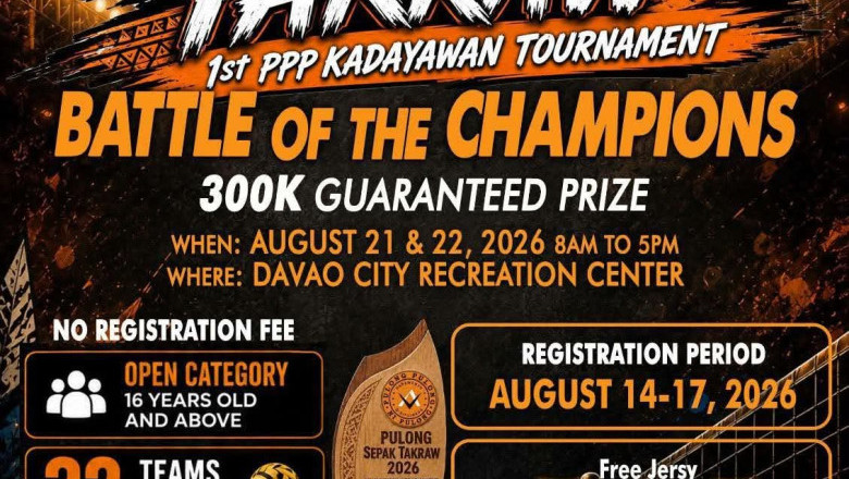 ₱300K Prize Awaits Teams in 1st PPP Kadayawan Sepak Takraw Tournament