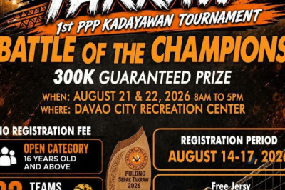 ₱300K Prize Awaits Teams in 1st PPP Kadayawan Sepak Takraw Tournament