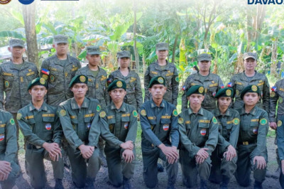 Davao City ROTC student-cadets get financial aid